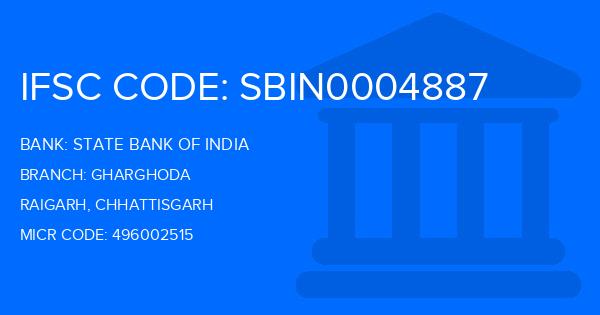 State Bank Of India (SBI) Gharghoda Branch IFSC Code