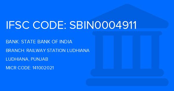 State Bank Of India (SBI) Railway Station Ludhiana Branch IFSC Code
