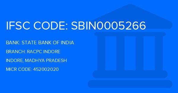 State Bank Of India (SBI) Racpc Indore Branch IFSC Code