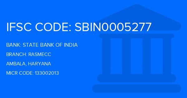 State Bank Of India (SBI) Rasmecc Branch IFSC Code