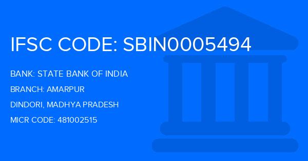 State Bank Of India (SBI) Amarpur Branch IFSC Code