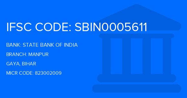 State Bank Of India (SBI) Manpur Branch IFSC Code