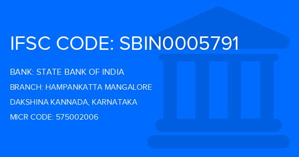 State Bank Of India (SBI) Hampankatta Mangalore Branch IFSC Code
