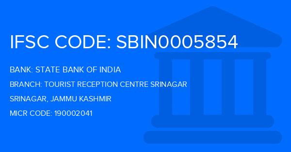 State Bank Of India (SBI) Tourist Reception Centre Srinagar Branch IFSC Code