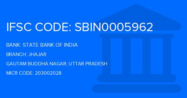 State Bank Of India (SBI) Jhajar Branch IFSC Code