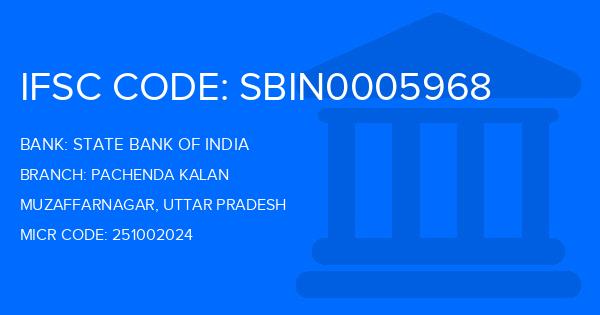 State Bank Of India (SBI) Pachenda Kalan Branch IFSC Code
