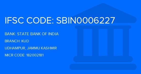 State Bank Of India (SBI) Kud Branch IFSC Code