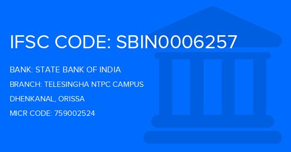 State Bank Of India (SBI) Telesingha Ntpc Campus Branch IFSC Code
