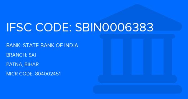 State Bank Of India (SBI) Sai Branch IFSC Code