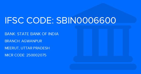 State Bank Of India (SBI) Agwanpur Branch IFSC Code