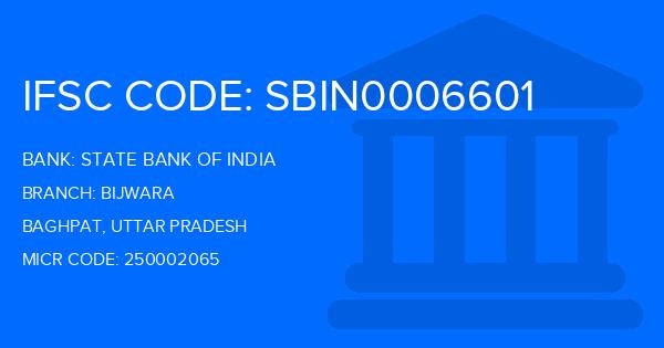 State Bank Of India (SBI) Bijwara Branch IFSC Code