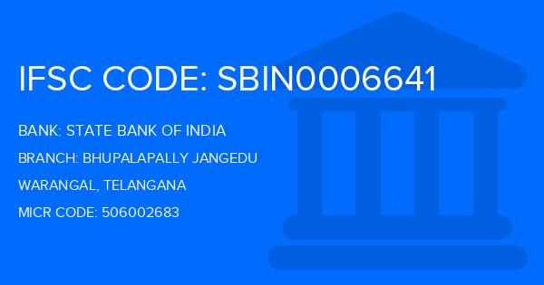 State Bank Of India (SBI) Bhupalapally Jangedu Branch IFSC Code