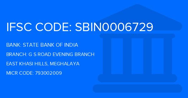 State Bank Of India (SBI) G S Road Evening Branch