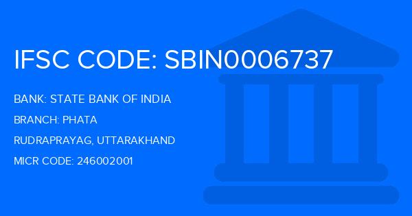 State Bank Of India (SBI) Phata Branch IFSC Code