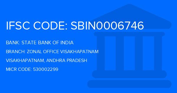 State Bank Of India (SBI) Zonal Office Visakhapatnam Branch IFSC Code