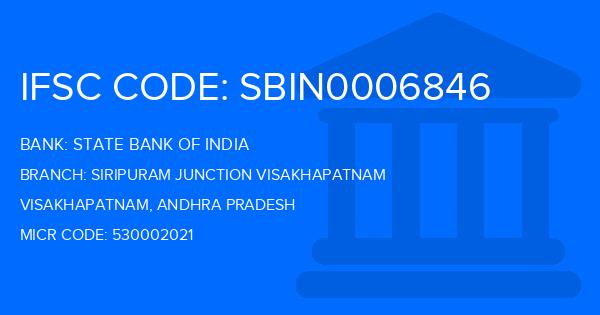 State Bank Of India (SBI) Siripuram Junction Visakhapatnam Branch IFSC Code