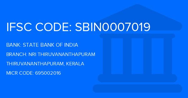 State Bank Of India (SBI) Nri Thiruvananthapuram Branch IFSC Code