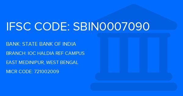 State Bank Of India (SBI) Ioc Haldia Ref Campus Branch IFSC Code