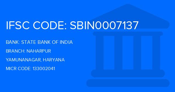 State Bank Of India (SBI) Naharpur Branch IFSC Code