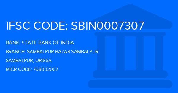 State Bank Of India (SBI) Sambalpur Bazar Sambalpur Branch IFSC Code