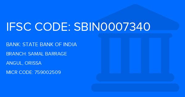 State Bank Of India (SBI) Samal Barrage Branch IFSC Code