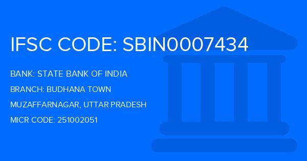 State Bank Of India (SBI) Budhana Town Branch IFSC Code