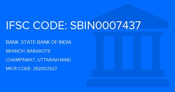 State Bank Of India (SBI) Barakote Branch IFSC Code