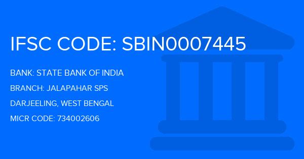 State Bank Of India (SBI) Jalapahar Sps Branch IFSC Code