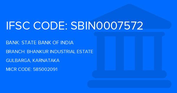 State Bank Of India (SBI) Bhankur Industrial Estate Branch IFSC Code