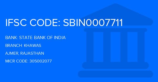 State Bank Of India (SBI) Khawas Branch IFSC Code
