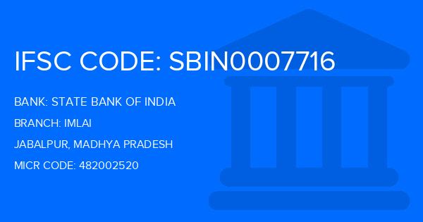 State Bank Of India (SBI) Imlai Branch IFSC Code