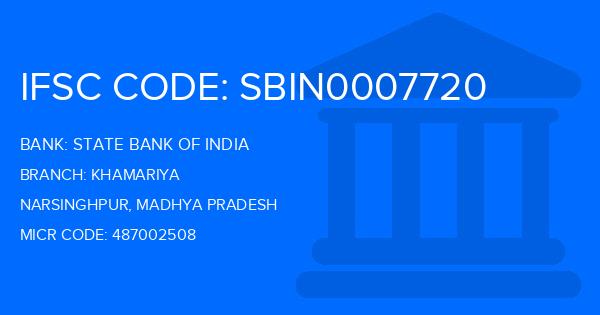 State Bank Of India (SBI) Khamariya Branch IFSC Code