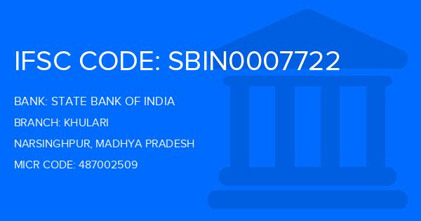 State Bank Of India (SBI) Khulari Branch IFSC Code