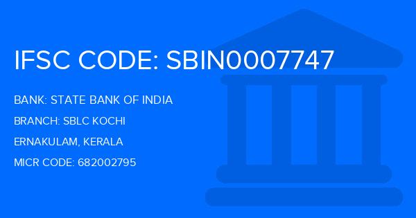 State Bank Of India (SBI) Sblc Kochi Branch IFSC Code