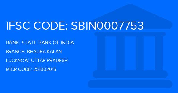 State Bank Of India (SBI) Bhaura Kalan Branch IFSC Code