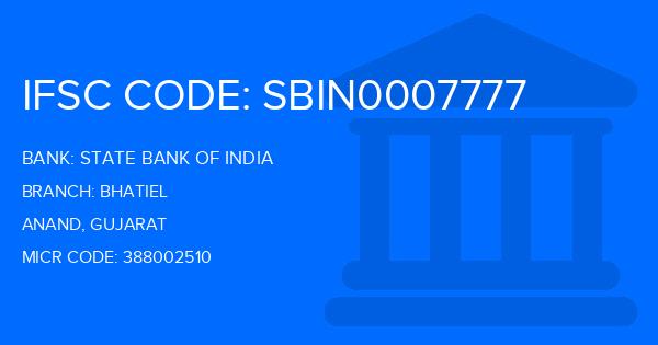State Bank Of India (SBI) Bhatiel Branch IFSC Code