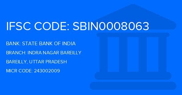 State Bank Of India (SBI) Indra Nagar Bareilly Branch IFSC Code