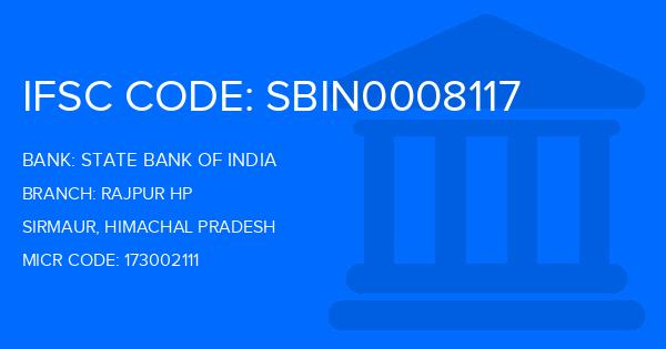 State Bank Of India (SBI) Rajpur Hp Branch IFSC Code