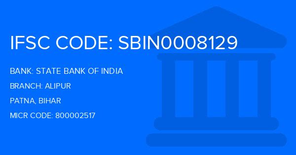 State Bank Of India (SBI) Alipur Branch IFSC Code