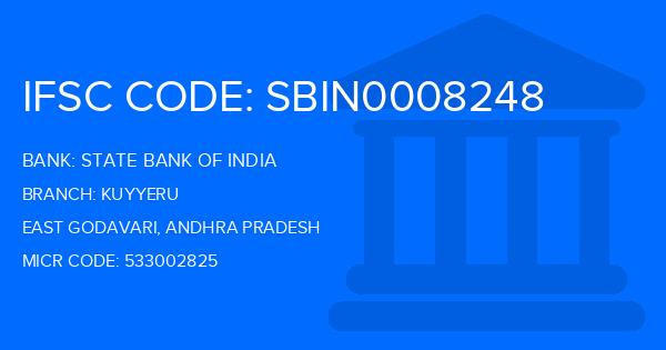 State Bank Of India (SBI) Kuyyeru Branch IFSC Code