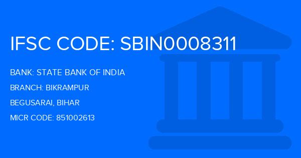 State Bank Of India (SBI) Bikrampur Branch IFSC Code