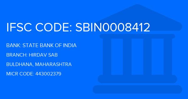 State Bank Of India (SBI) Hirdav Sab Branch IFSC Code