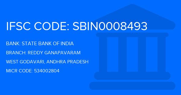 State Bank Of India (SBI) Reddy Ganapavaram Branch IFSC Code