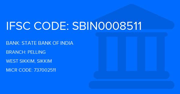 State Bank Of India (SBI) Pelling Branch IFSC Code