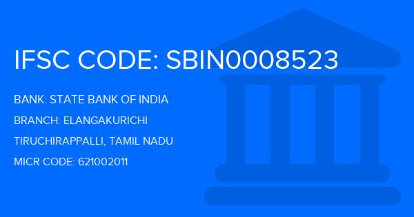 State Bank Of India (SBI) Elangakurichi Branch IFSC Code