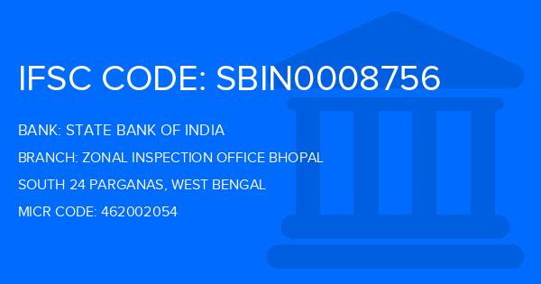State Bank Of India (SBI) Zonal Inspection Office Bhopal Branch IFSC Code