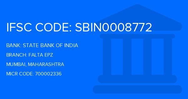 State Bank Of India (SBI) Falta Epz Branch IFSC Code