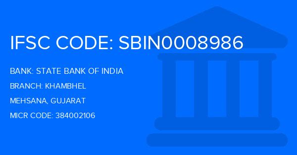 State Bank Of India (SBI) Khambhel Branch IFSC Code
