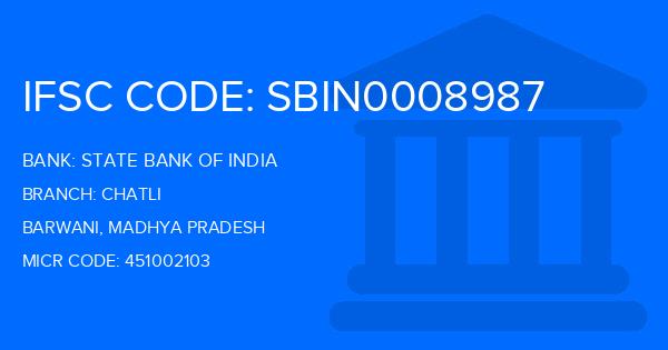 State Bank Of India (SBI) Chatli Branch IFSC Code
