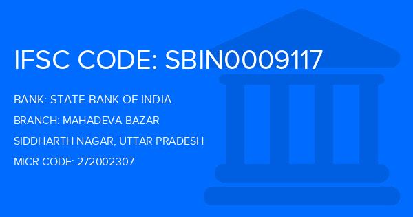 State Bank Of India (SBI) Mahadeva Bazar Branch IFSC Code